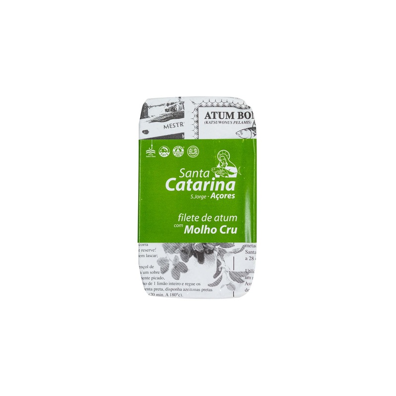 SANTA CATARINA TUNA FILLETS IN MOLHO CRU 120g