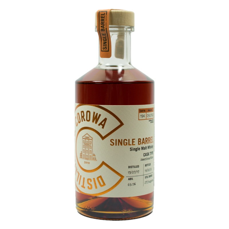 Corowa Single Barrel American Wine cask 69.1% 500ml