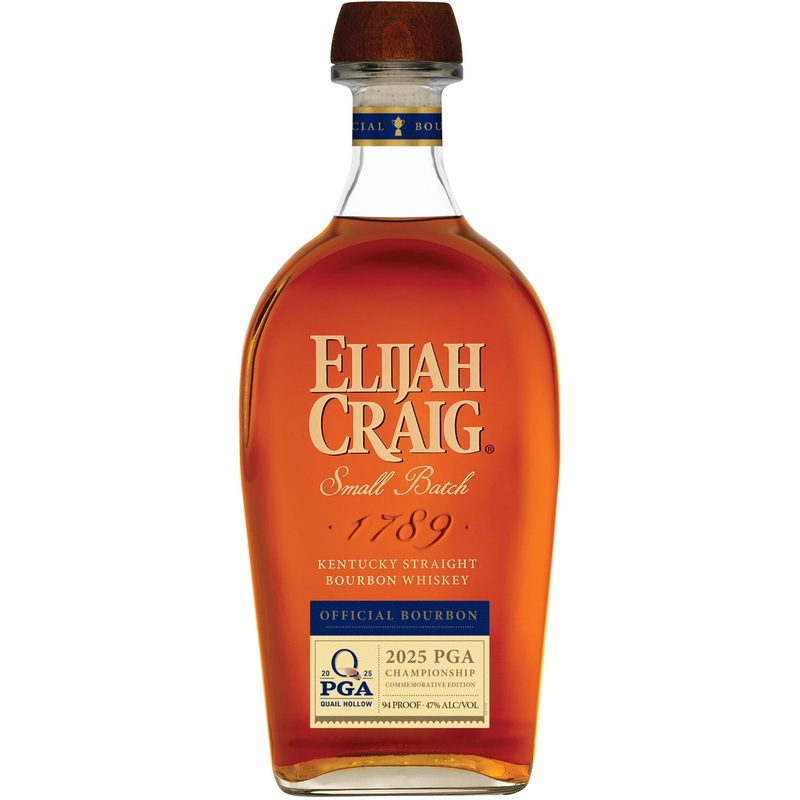 Elijah Craig Kentucky Straight Bourbon Small Batch Whiskey 2025 PGA Championship Commemorative Edition