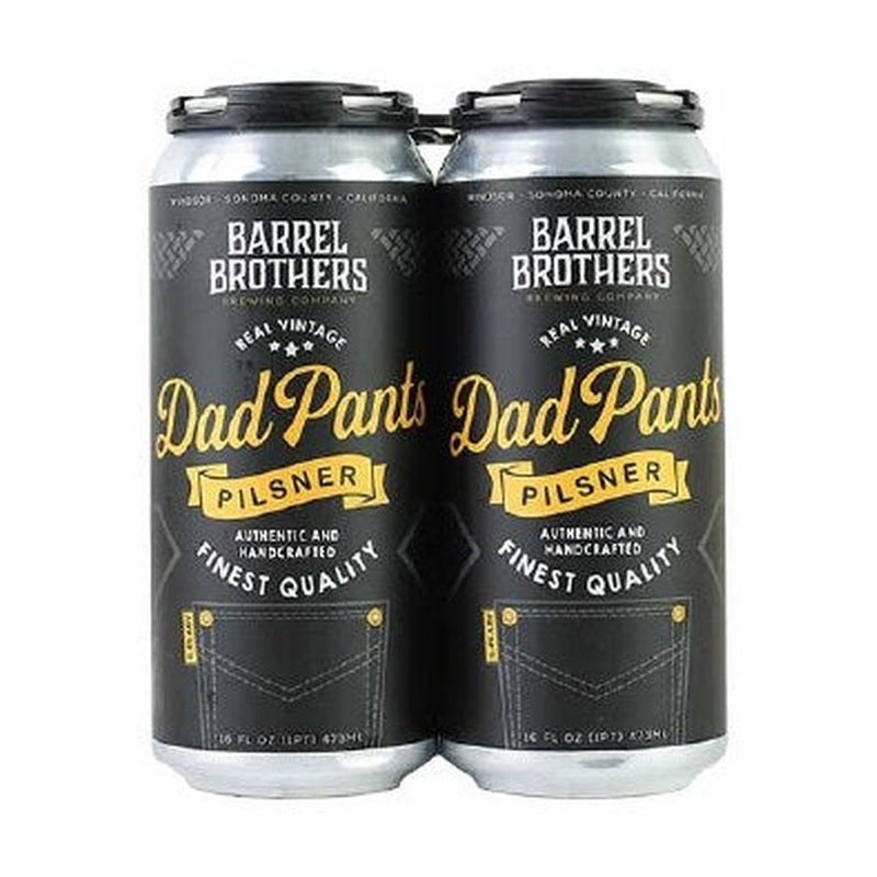 Barrel Brothers Brewing Co. 'Dad Pants' Pilsner Beer 4-Pack