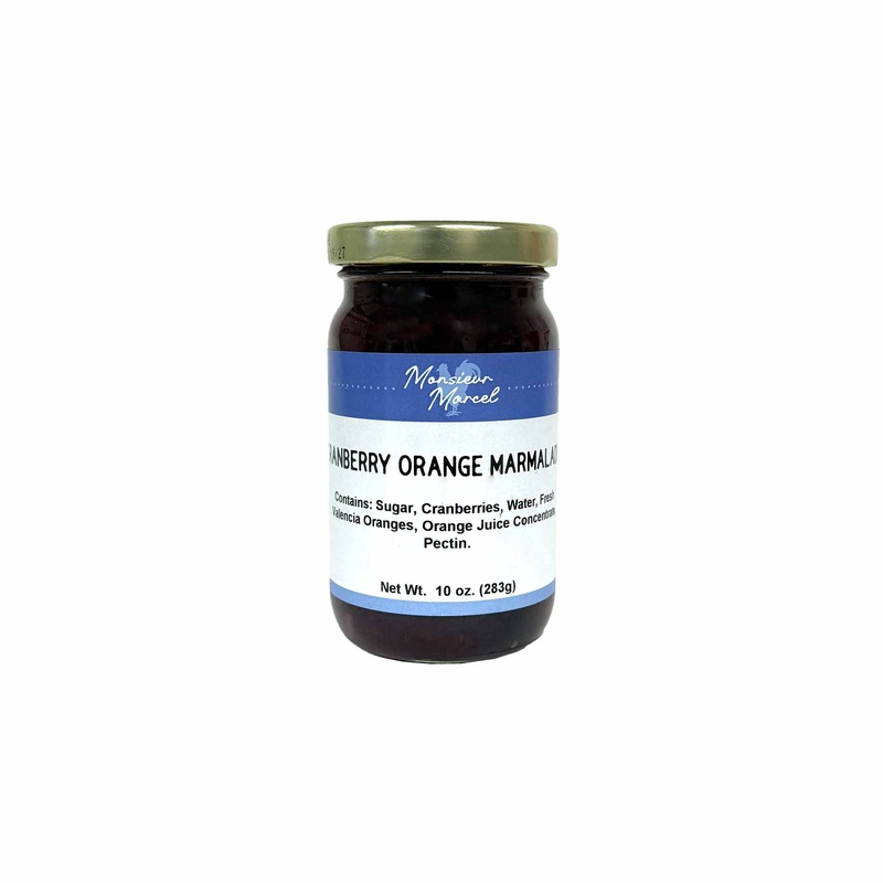 MONSIEUR MARCEL CRANBERRY ORANGE MARMALADE 10oz