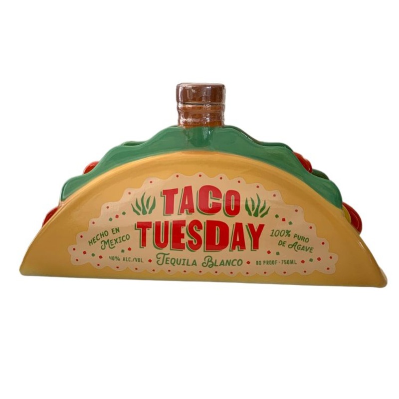 Taco Tuesday Tequila Blanco Taco Edition - 750ml
