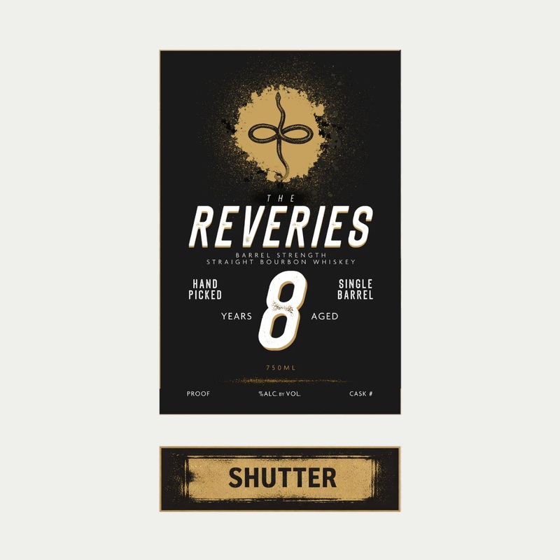 The Reveries Shutter 8 Year Old Kentucky Straight Single Barrel Bourbon Whiskey