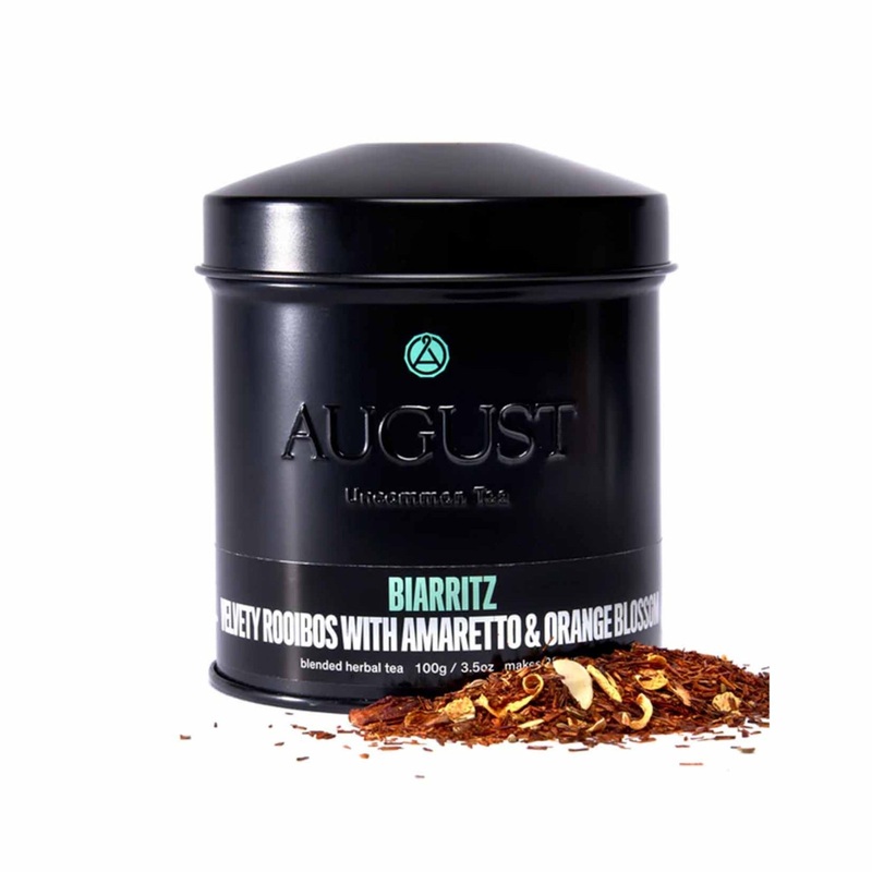 AUGUST UNCOMMON BIARRITZ ORANGE ROOIBOS LOOSE LEAF TEA TIN 100g