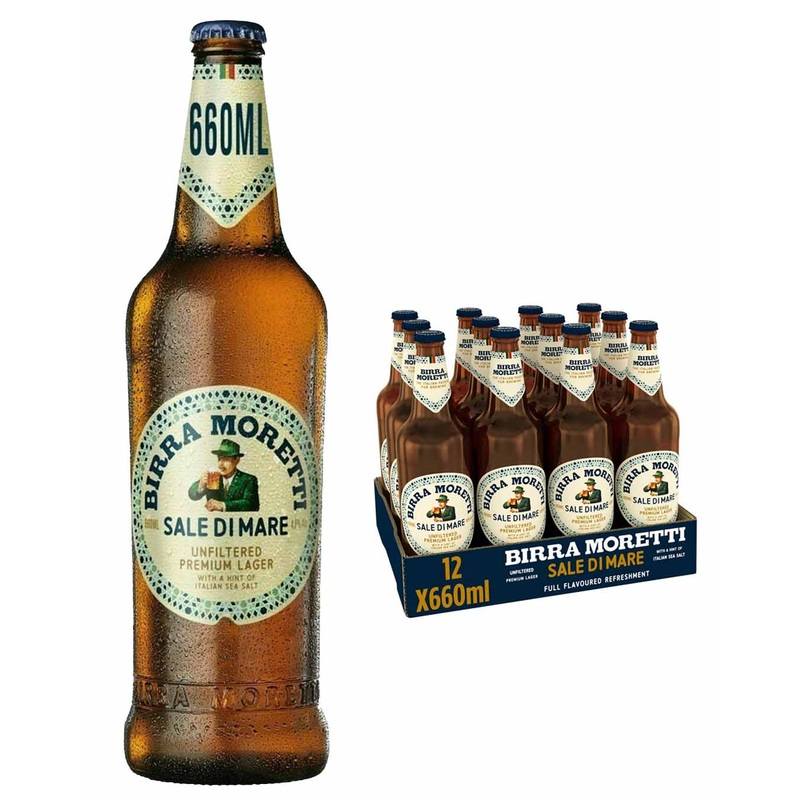 Birra Moretti Sale Di Mare Beer Bottle Multipack, 12 x 660 ml