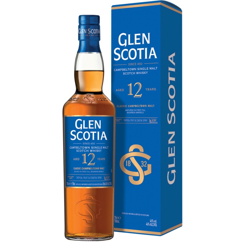 Glen Scotia 12 Years + GB 46% 70cl