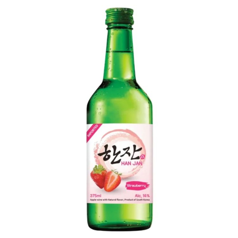 HanJan Strawberry Soju - 375ml