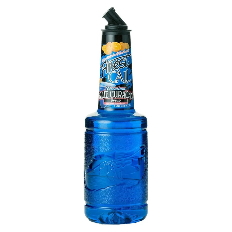 Finest Call Blue Curacao Syrup, 1 L