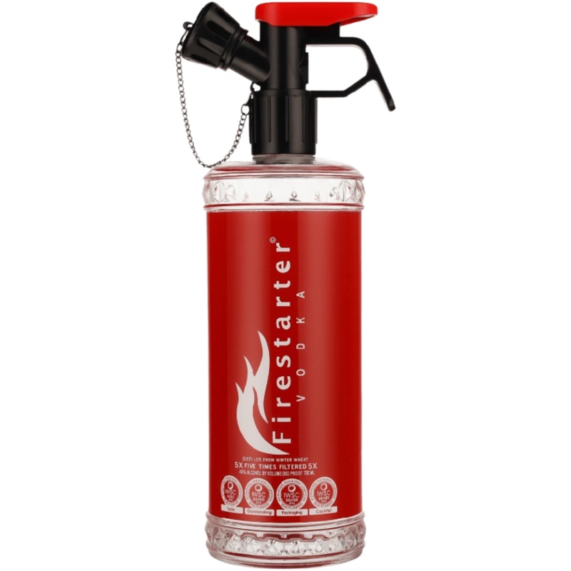 Firestarter Vodka Glass Bottle 40% 70cl