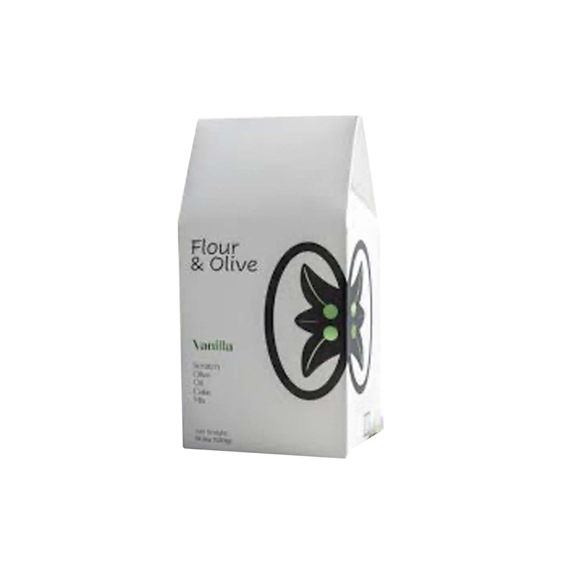 FLOUR & OLIVE VANILLA EXTRA VIRGIN OLIVE OIL CAKE MIX