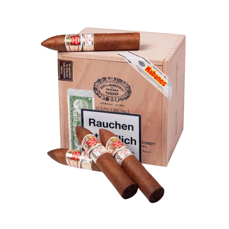 Hoyo De Monterrey Epicure No.3 Cigar Box of 25