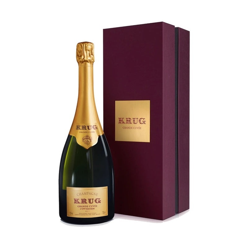 Krug Champagne Brut Grande Cuvee 172nd Edition w/ Gift Box