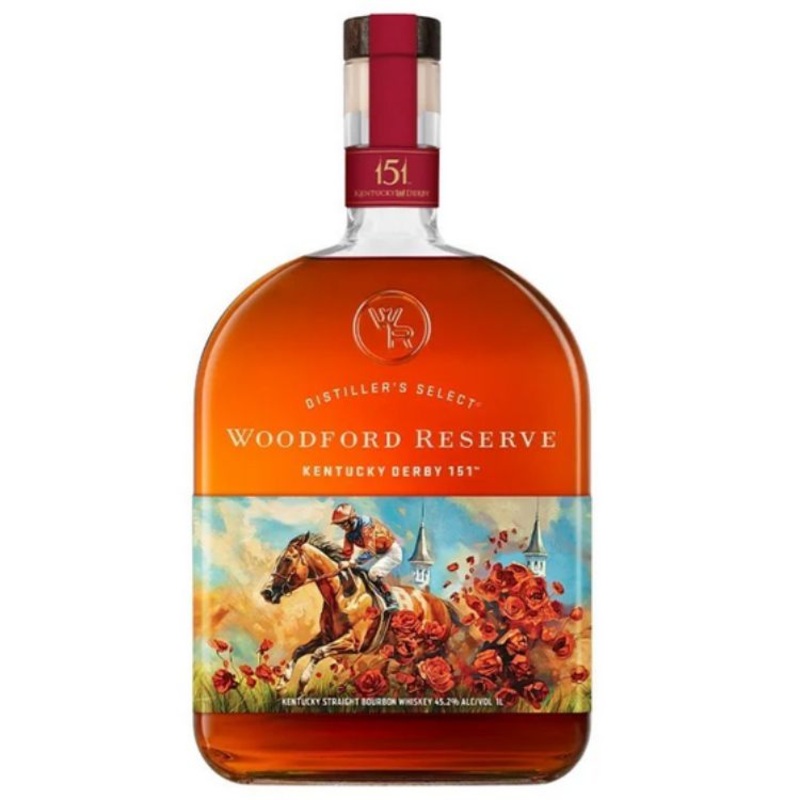 Woodford Reserve Kentucky Straight Bourbon Whiskey Kentucky Derby 151 Edition - 750ml