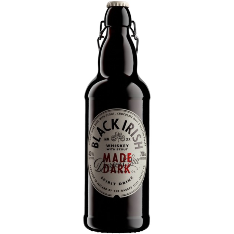 Black Irish Whisky With Stout 40% 70cl
