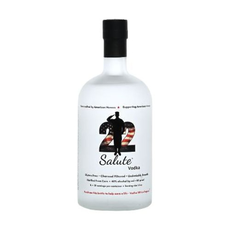 22 Salute Vodka - Vodka 'With A Purpose'