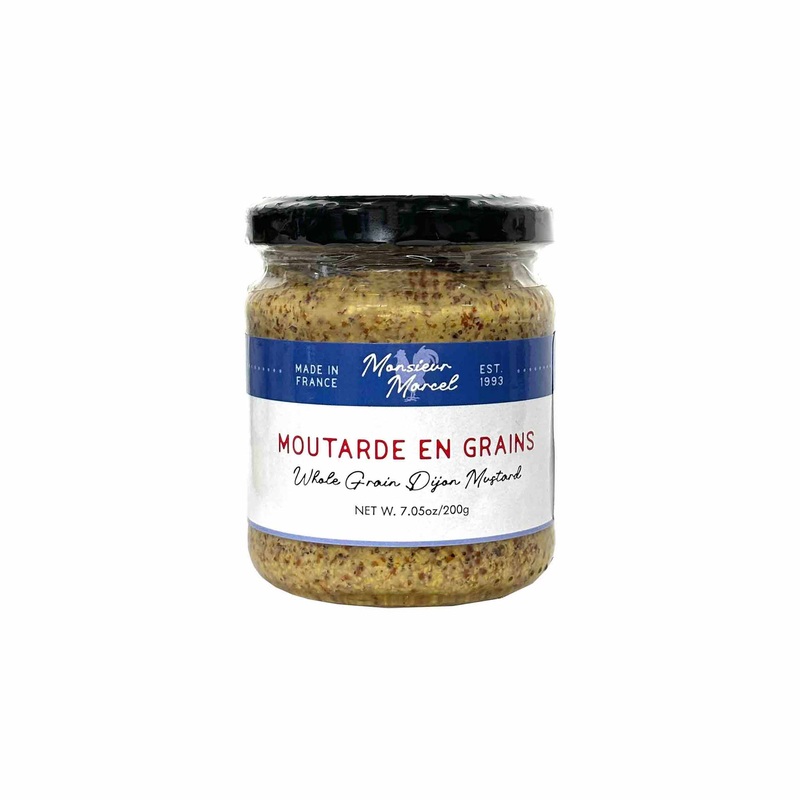 MONSIEUR MARCEL WHOLEGRAIN DIJON MUSTARD 200g