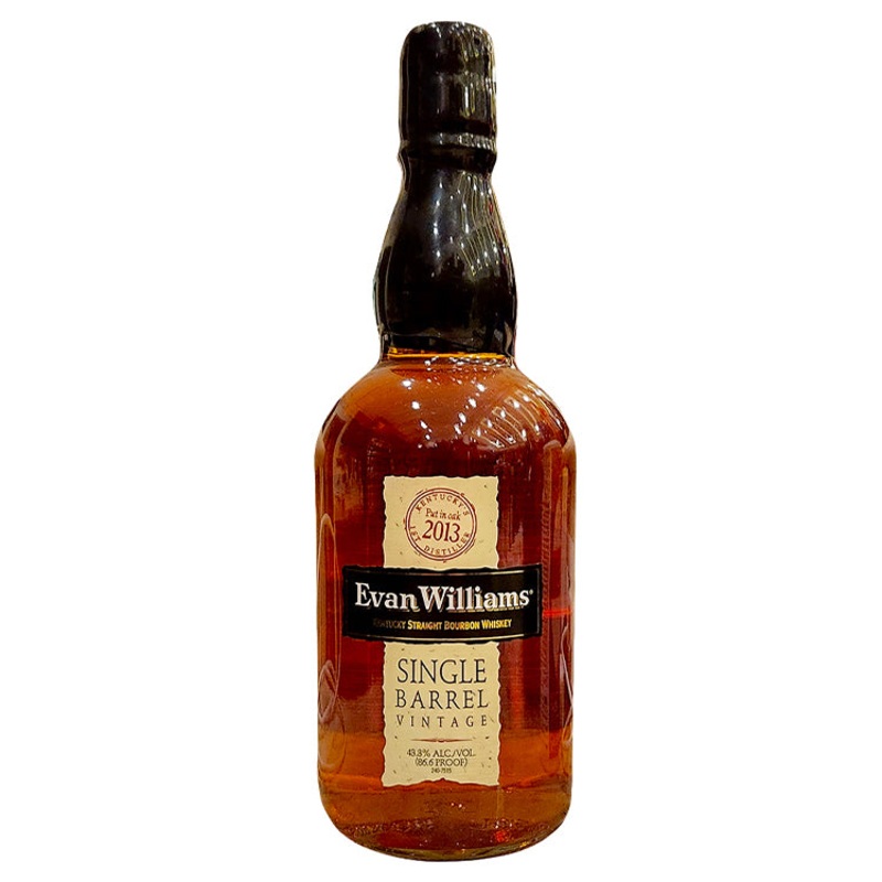 Evan Williams 2013 Singal Barrel Vintage Straight Bourbon Whiskey - 750ml