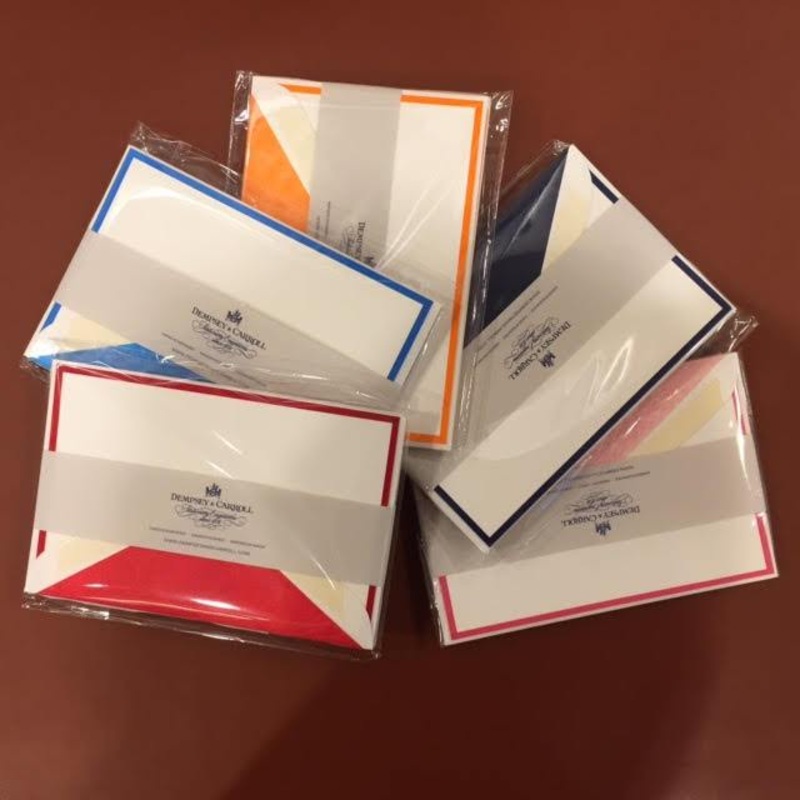 WRITE AWAY | Correspondence Cards | Set of 5 | Dempsey and Carroll Blue