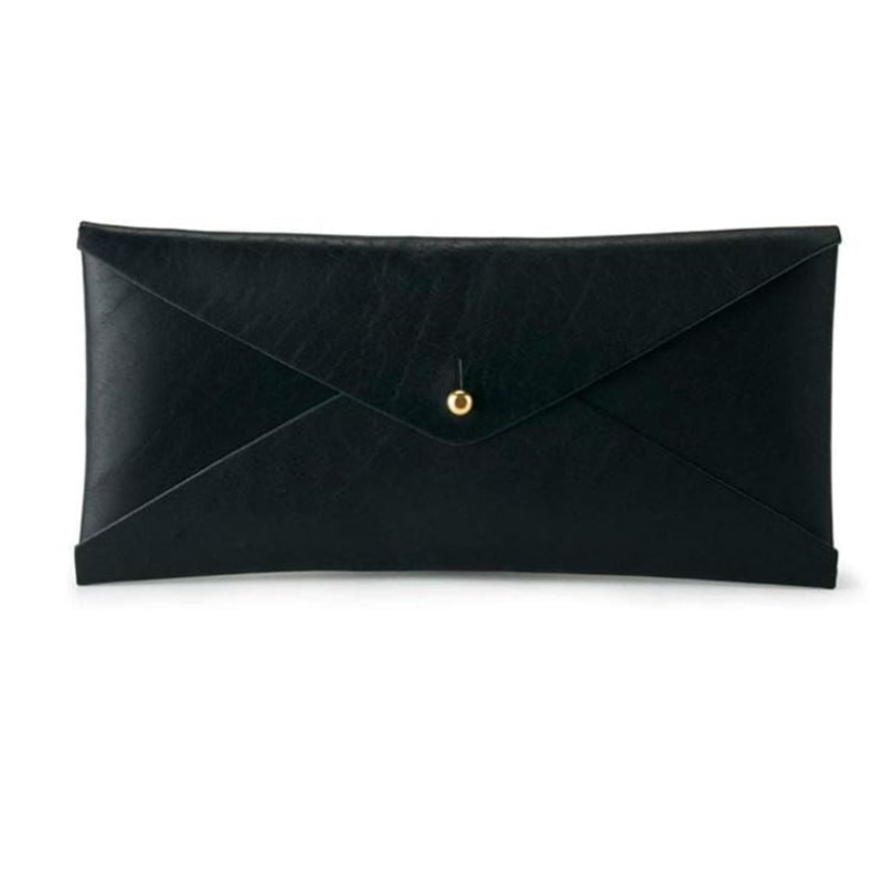 Leather Envelope | Made to Order | Original Design produced by JW Hulme | Black