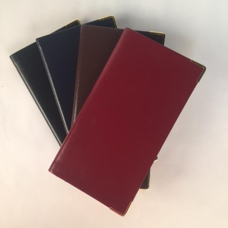 Passwords Address Book | Bonded Leather | 6 by 3 Inches | Hunter Green, Scarlet, Black, Brown, Navy, and Burgundy | Made in England | Charing Cross Hunter Green