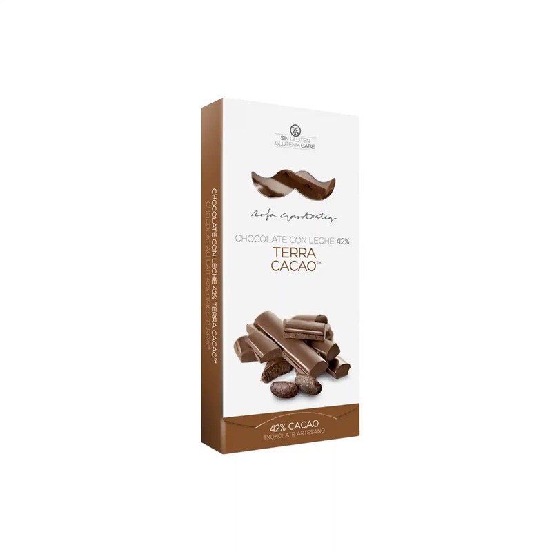RAFA GORROTXATEGI 42% MILK CHOCOLATE TERRA CACAO 100g