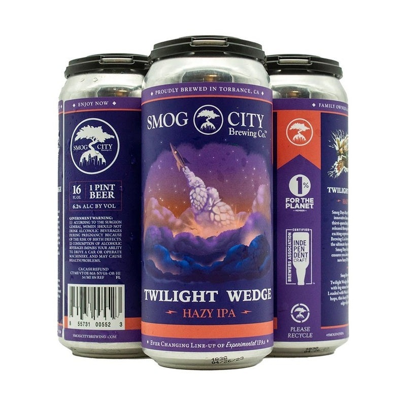 Smog City Brewing Co. 'Twilight Wedge' Hazy IPA Beer 4-Pack