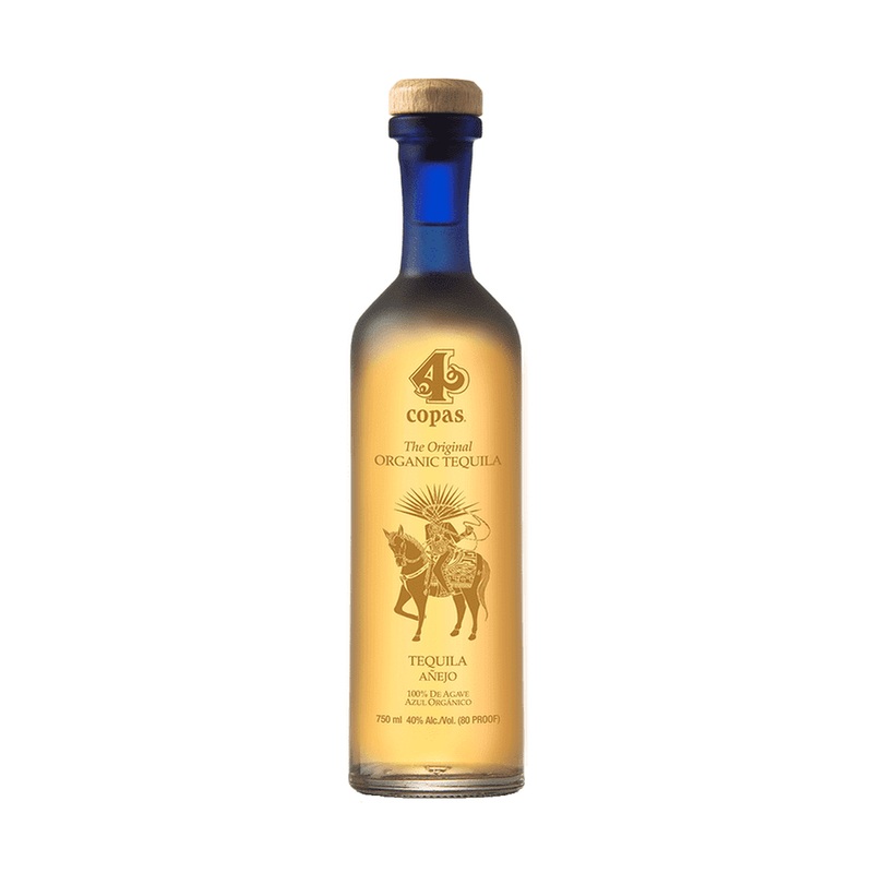 4 Copas Aejo Organic Tequila
