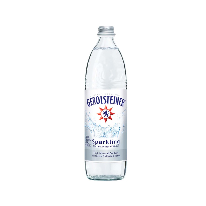 GEROLSTEINER SPARKLING NATURAL MINERAL WATER 750ml