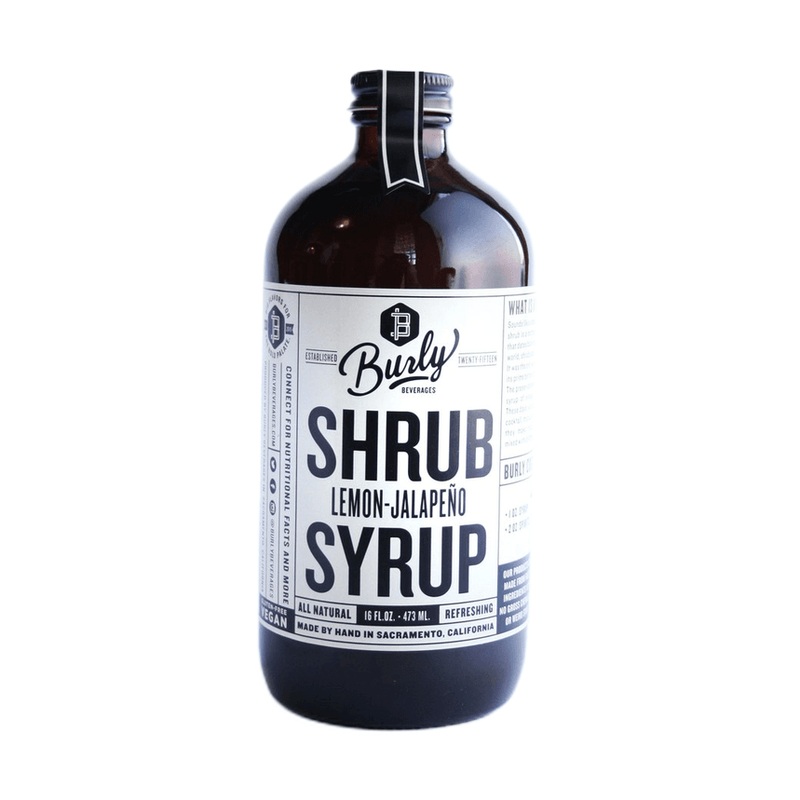 Burly 'Lemon-Jalapeno' Shrub Syrup