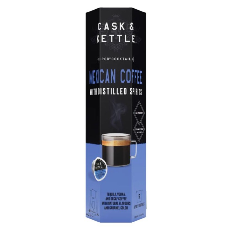 Cask + Kettle Mexican Hard Coffee K-Pods - 200ml