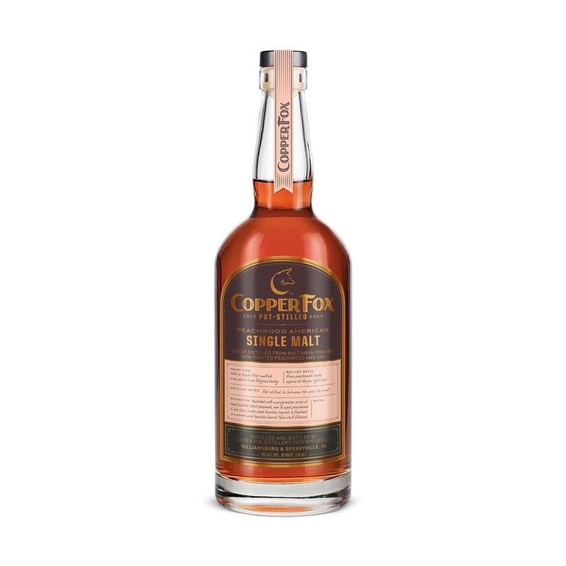 Copper Fox Peachwood American Single Malt Whisky