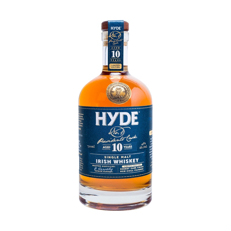 Hyde No.1 President's Cask 10 Year Old Sherry Cask Matured Single Malt Irish Whiskey