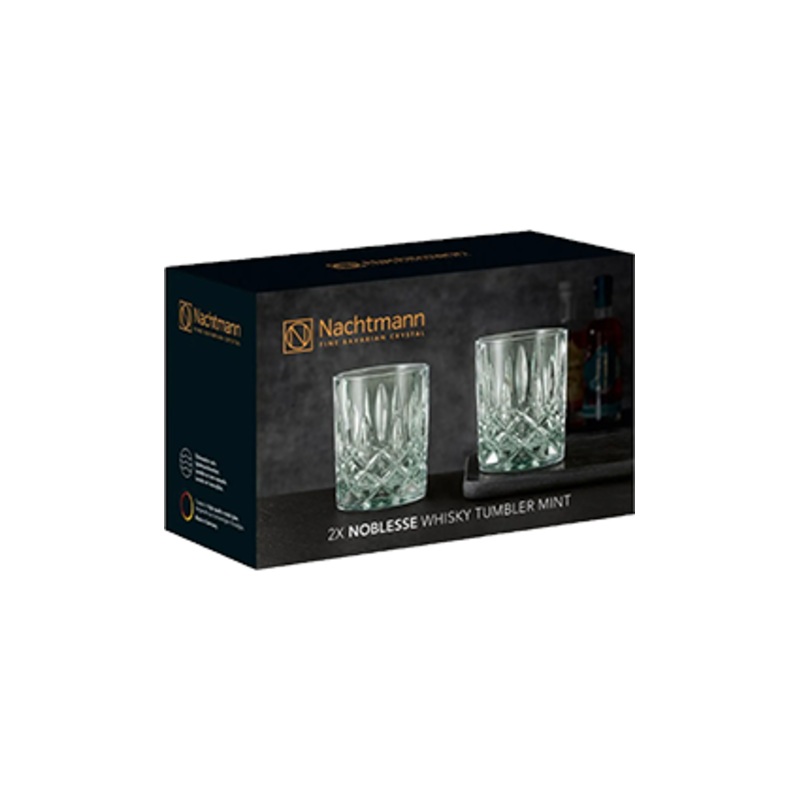 Nachtmann Noblesse Whisky Tumbler 2pk - Mint