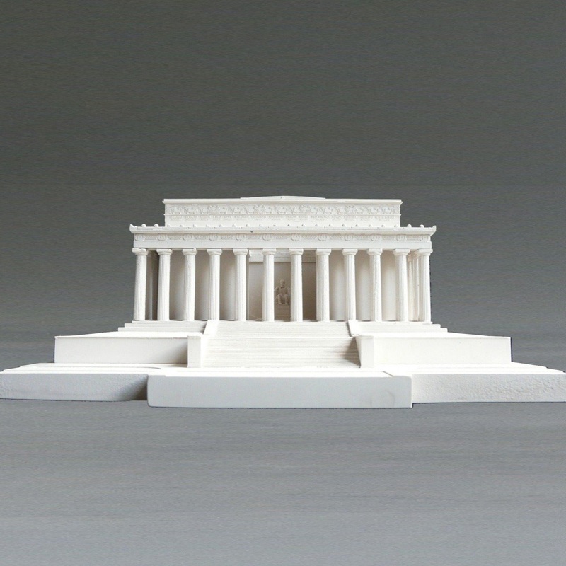 DC Lincoln Memorial Sculpture | Custom Lincoln Memorial Plaster Model | Made in England