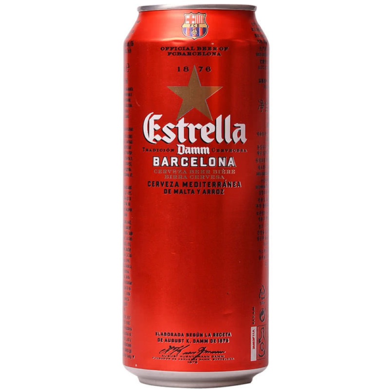 Estrella Larger 50cl Can