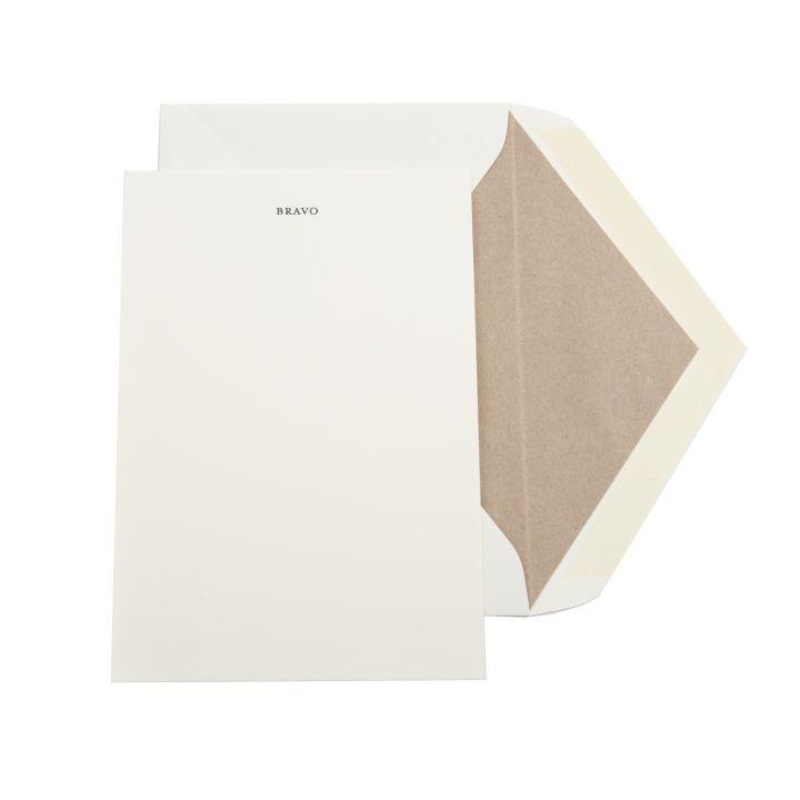 Bravo | Well Done | Good Job | Engraved Note Card Stationery | Single | Dempsey Carroll
