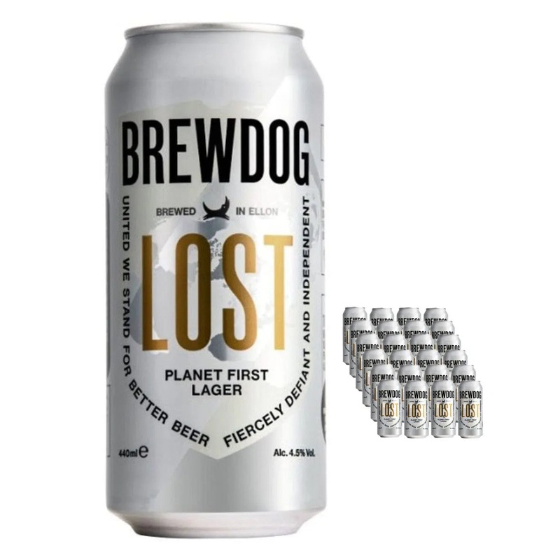 Brewdog Lost Lager Beer Can Multipack, 24 x 440 ml