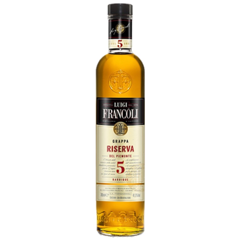Luigi Francoli Grappa 5YO Riserva 700ml