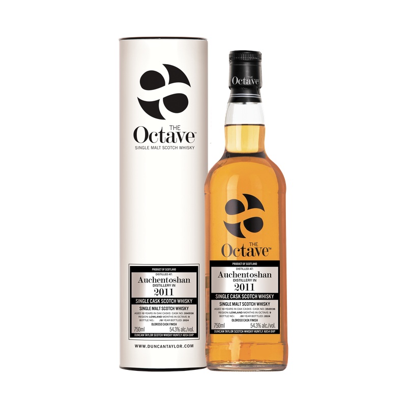 The Octave 13 Year Old Auchentoshan 2011 Single Cask Single Malt Scotch Whisky Cask #3545136