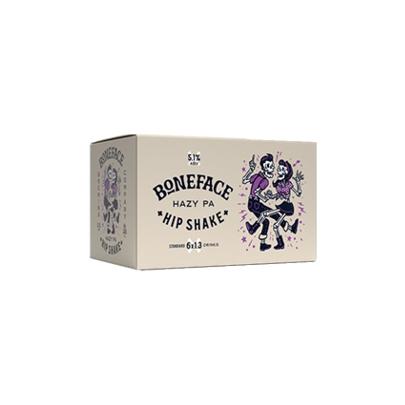 Boneface Hip Shake Hazy PA 330ml 6pk Can