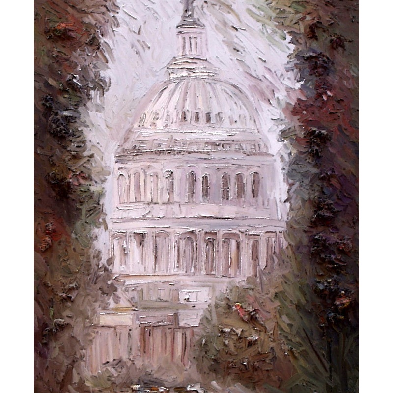Sasim Paintings | Custom DC Art | Washington, DC Art | Original Oil and Acrylic on Canvas | Various Large Sizes