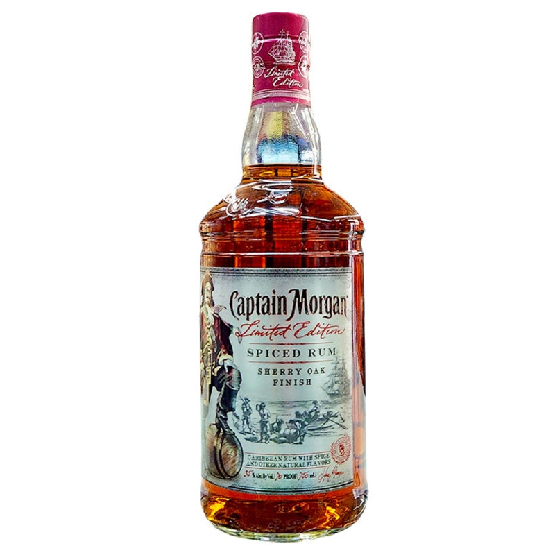 Captain Morgan Limited Edition Sherry Oak Finish Spiced Rum - 750ml