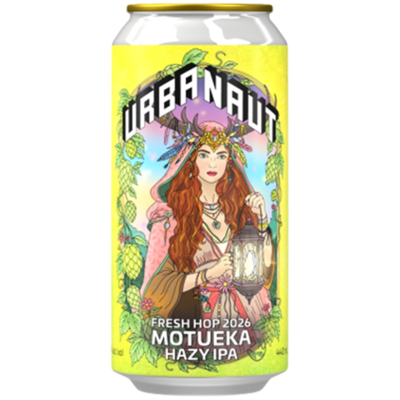 Urbanaut Fresh Hop 2026 Motueka Hazy IPA 440ml