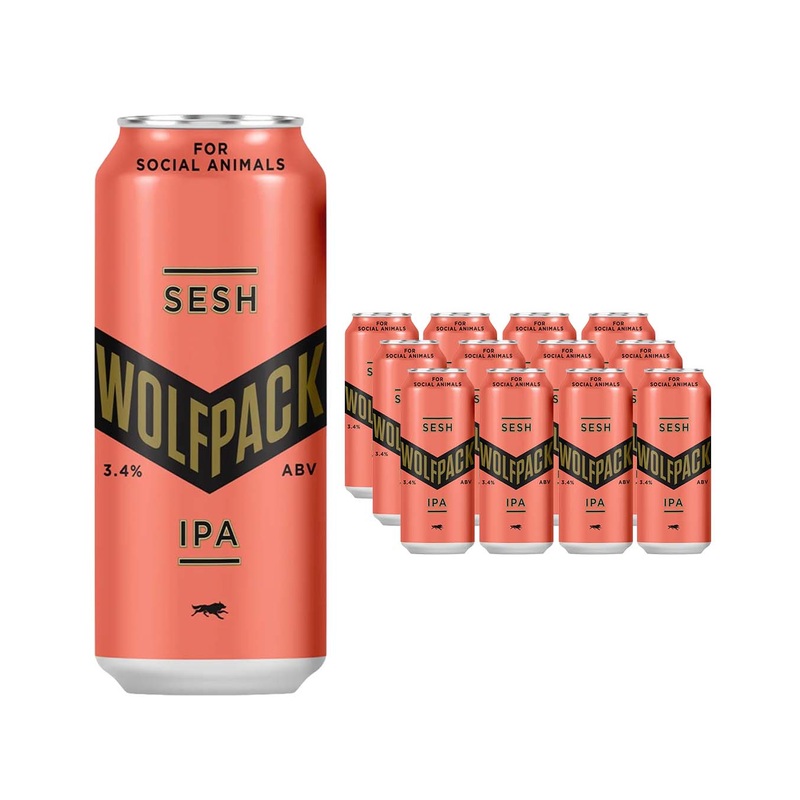 Wolfpack Sesh IPA Multipack, 12 x 440 ml