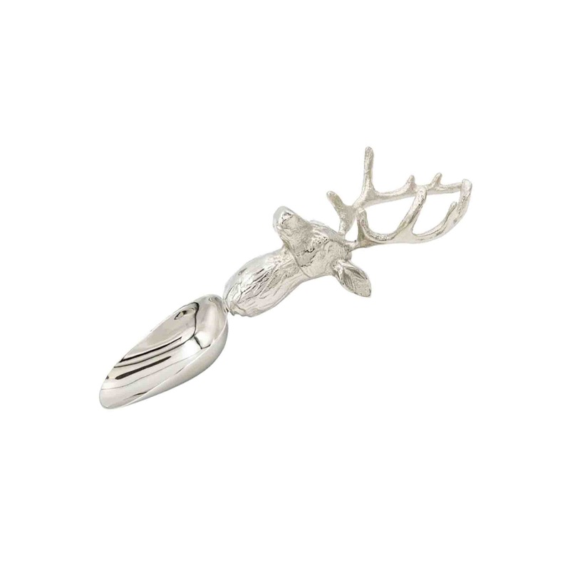 CREATIVE CO-OP DEER HEAD SHAPED HANDLE SCOOP