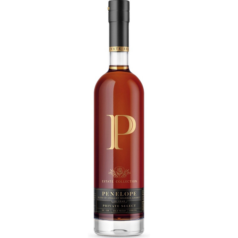 Penelope 10 Year Private Select Barrel Estate Collection Blend of Straight Bourbon Whiskey Release 2025