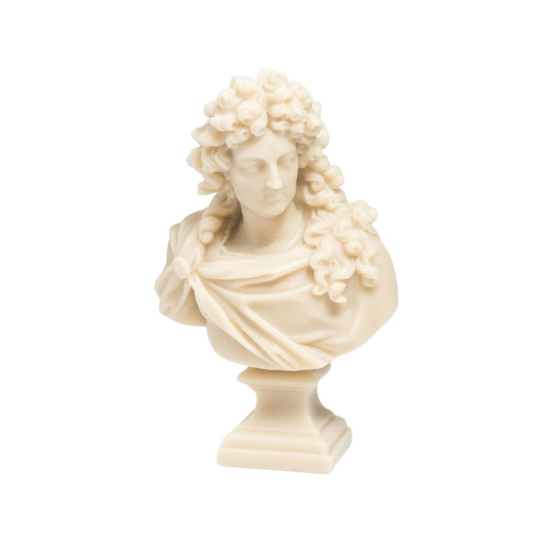 Louis XIV Stone Wax Bust Stone