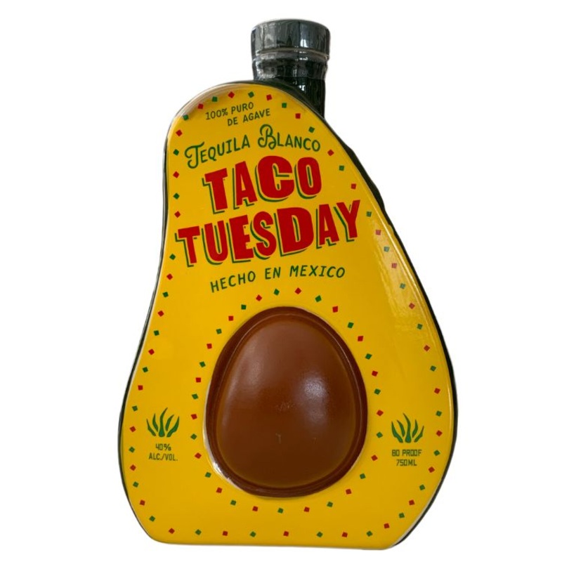 Taco Tuesday Tequila Blanco Avocado Edition - 750ml