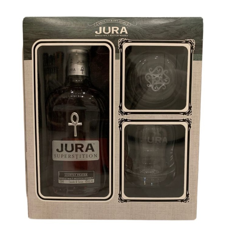 Jura Superstition Limited Edition Single Malt Whiskey Gift Set - 750ml