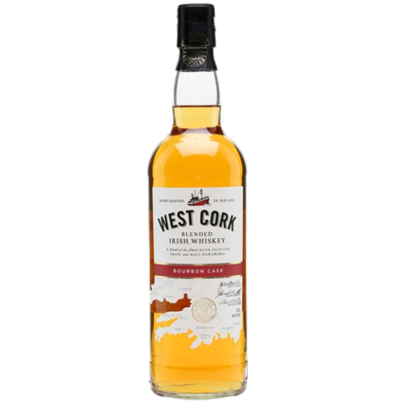 West Cork 'Original' Irish Whiskey Bourbon Cask 40% 700ml